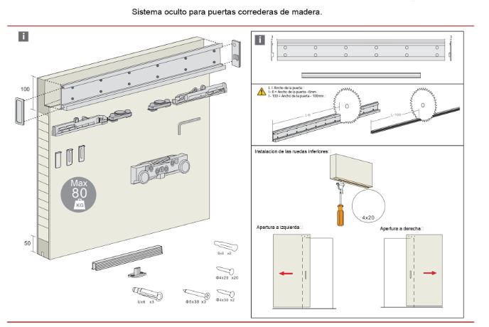 SISTEMA CORREDERA OCULTO ELIPSE