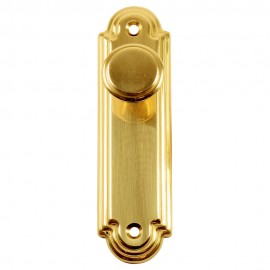 TIRADOR PLACA 100/3 120X30MM LATON PULIDO